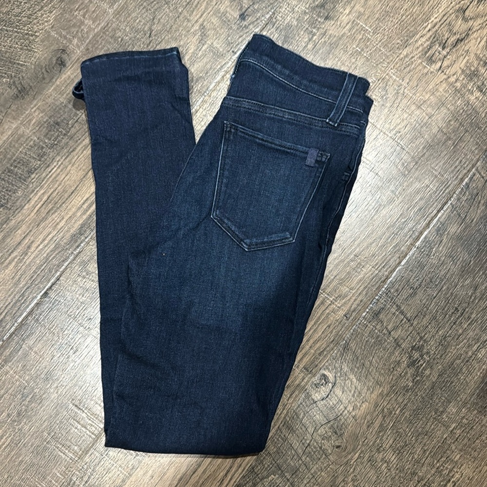 Joe’s Jeans The Charlie High Rise Skinny Ankle in Dark Denim